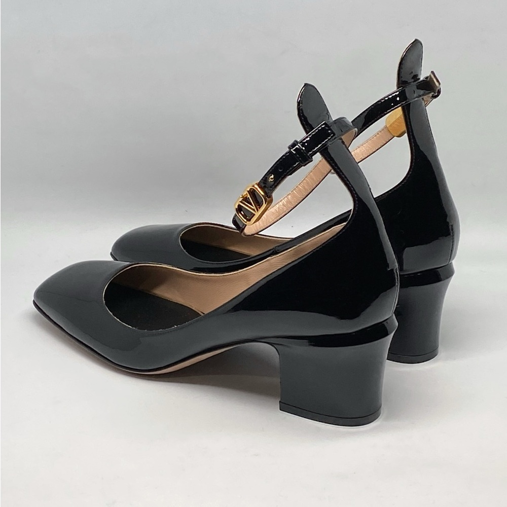Valentino Garavani Patent Leather Ankle Strap Pumps size 39.5 - Picture 8 of 13